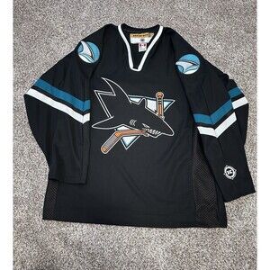 Vintage 90s San Jose Sharks Koho Jersey Men’s Large Black Alternate NHL Hockey